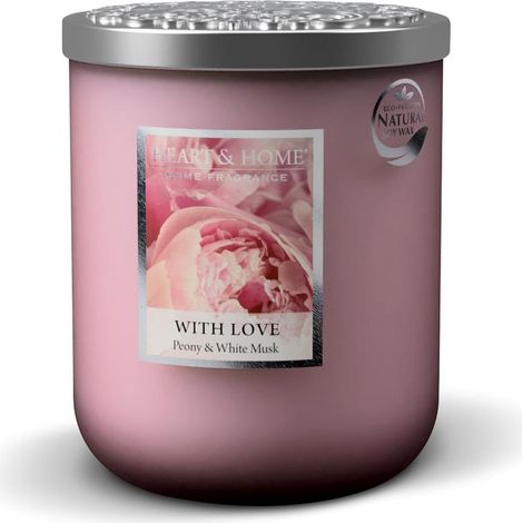 Grande bougie heart and home amour (1/3)