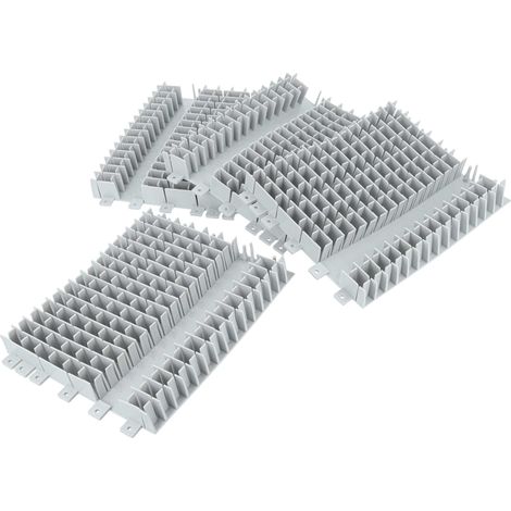 vhbw 4x cepillo compatible con Dolphin SF 60 robot aspirador de piscina - De PVC, 17,5 x 13 x 2 cm (1/4)