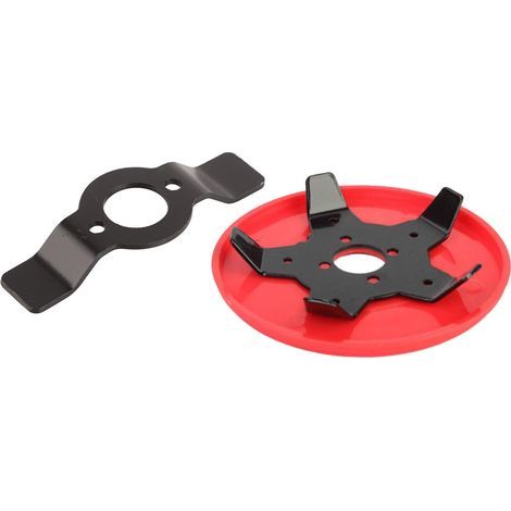 Multifunctional lawnmower cutting head, replacement weeding plate with interchangeable blade for gardening (1/5)