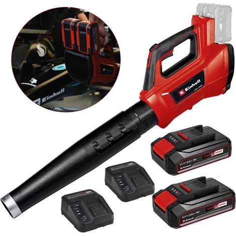 Einhell 3433620 36V Garden Leaf Blower GE-LB 36/210 + X2 2.5AH Battery Kit (1/5)
