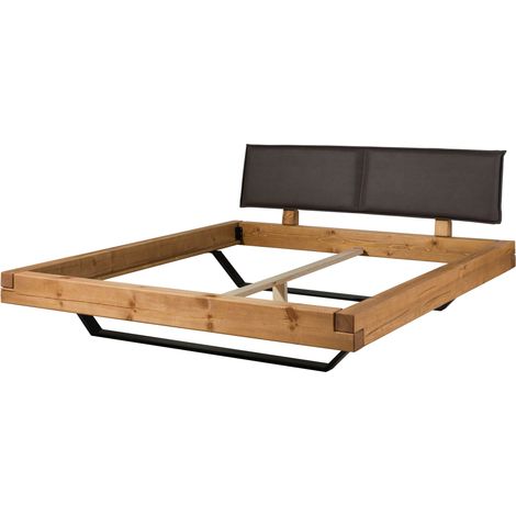 Letto Abete rosso naturale Tinto/oliato 200x200 cm smontato FICHTELBERG 13 (1/4)
