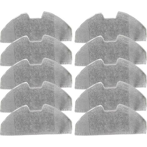 Paños de limpieza para aspiradora robot X8 Pro Series: Repuestos (lavables y reutilizables, 10 unidades) - Crezuo (1/5)