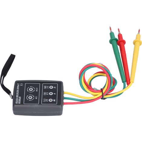 Testeur de rotation de phase SP8030, mesureur de séquence triphasé portable industriel, précision élevée, AC 60-600V (1/5)