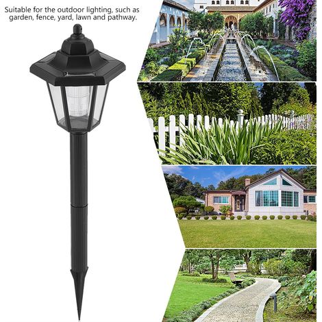 Solarbetriebene LED-Gartenleuchte für den Außenbereich – Gartenbeleuchtung, Hofbeleuchtung, Wegbeleuchtung, Sicherheitsbeleuchtung (1/5)
