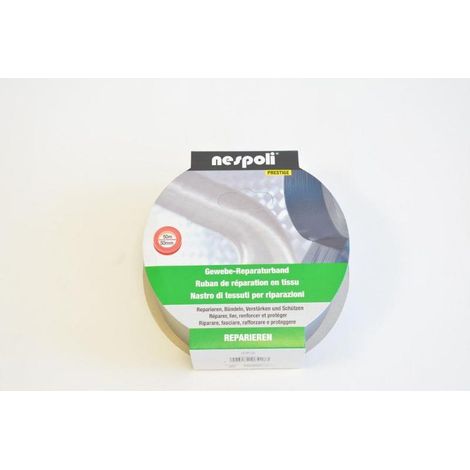 Nespoli bande de réparation en tissu argenté, 50m x 50 mm - 09553255-8013