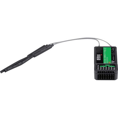 Récepteur radiocommandé Flysky FS-IA6B 2,4 GHz 6 canaux PPM pour émetteurs radiocommandés FS-I6X, FS-I6S et I8 (1/5)