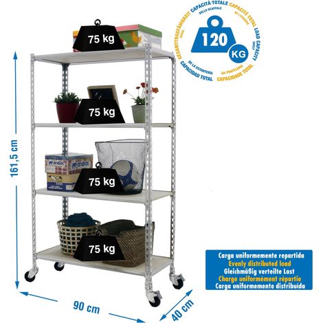 Simonrack Maderclick Mobile 4/400 Metallregal