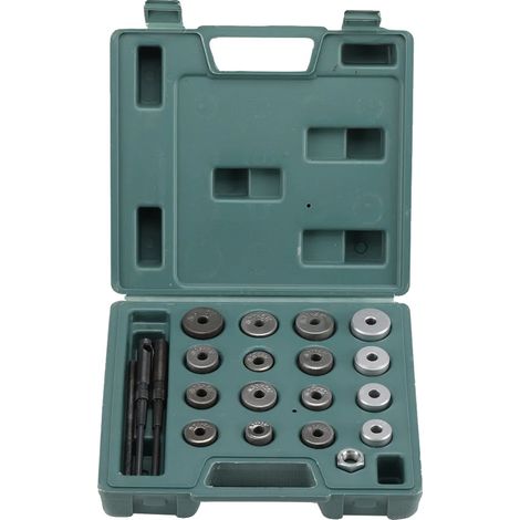 Herramienta para cortar asientos de válvulas. Dimensiones: 20° x 30°, 23° x 30°, 22° x 58°, 22° x 45°. Compatible con diversas motocicletas. (1/5)