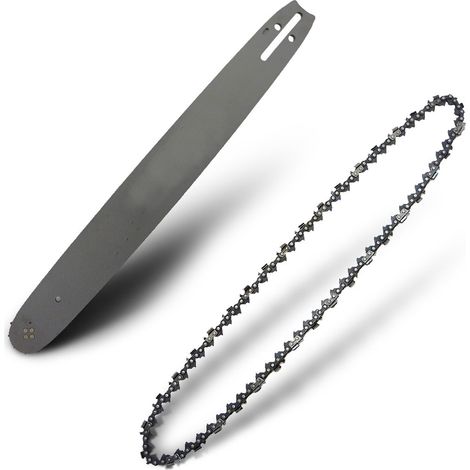 BITUXX Set Kette + Schwert für Kettensäge Motorsäge 20 Zoll 78gliedrig (1/3)