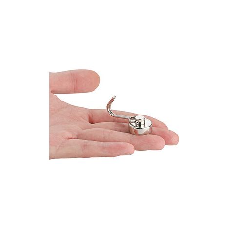 Leistungsstarker 15 kg Magnethaken, Neodym-Silber-Kühlschrankmagnet, drehbare Magnethaken für Küche, Geschirrtuch und Tafel (6 Stück) (1/4)