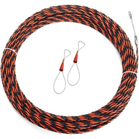 Aiguille Electricien 50M Tire Fil Electrique 5mm Diamètre Aiguille Tire Fil, rétractable d'installation (1/5)
