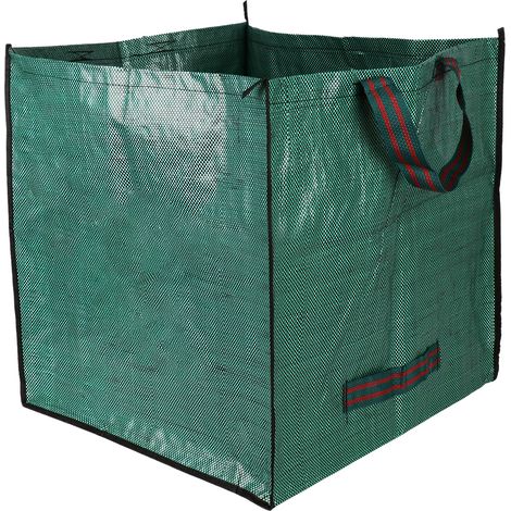 Strapazierfähiger, wetterfester PP-Gartensack, ideal für Laub, Äste und Grünabfälle, XL-Fassungsvermögen, faltbar (1/5)