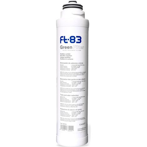 Cartuccia Filtro A Carboni Attivi Ft83 Per Filtro Sottolavello Duo O Trio Uf