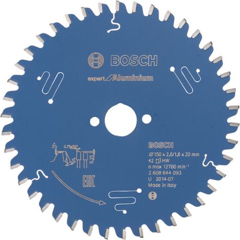 Lame de scie circulaire Bosch Expert pour aluminium 150 x 20 x 2,6 mm 42 (1/5)
