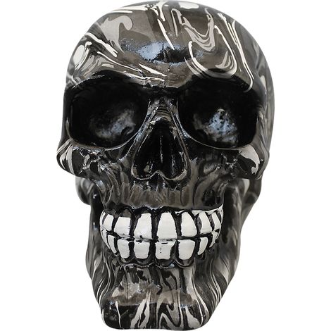 Spazioluzio - skull diluided ink black and white (1/5)