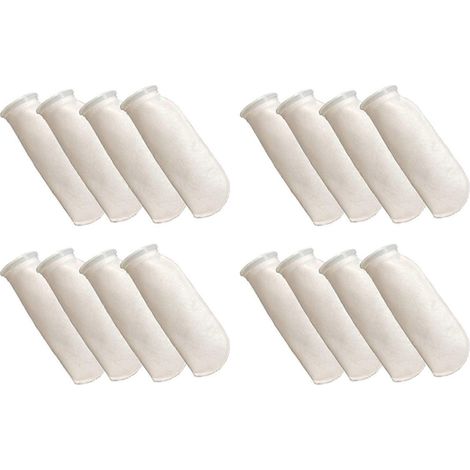 Lot de 16 chaussettes filtrantes de 200 micromètres pour aquarium (eau de mer ou bassin), bassin de décantation ou trop-plein. (1/5)