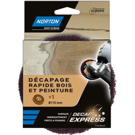 Disco spelafili NORTON express, 115 mm, legno e vernice NORTON