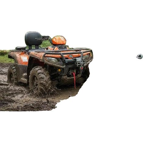 Elektrische Winde, 3000 lb Zugkraft, 12V DC für ATV/UTV, schwarz (1/2)