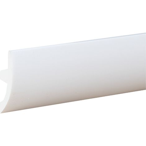 PROVISTON Licht Stuckleiste 36.6 x 70 x 2000 mm Moderne Lichtleiste für die Decke LED Deckenleiste Kunststoff Weiß Wasserfest, Robust und Langlebig (1/5)