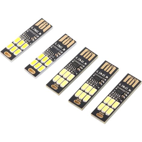 5 pièces USB veilleuse gradation continue capteur tactile interrupteur Mini 6 lampe à LED bâton pour institut de recherche en laboratoire (1/5)