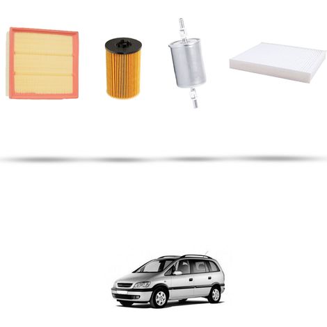 Kit tagliando 4 filtri compatibile con Opel Zafira A 1.8i 16v 92kw dal 2000 (1/5)