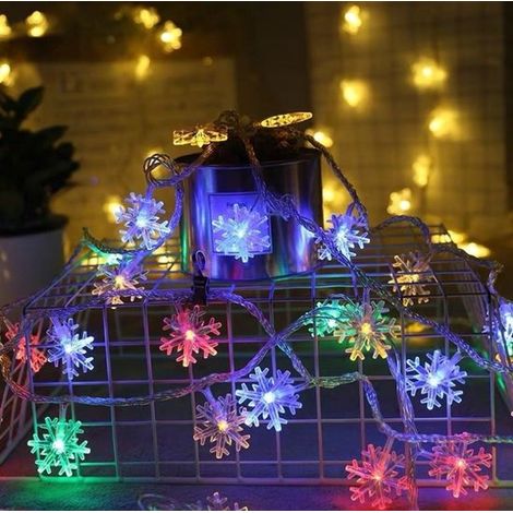 Iluminación LED,luz para exteriores,luz ambiental para camping,luz para tienda de campaña,2 metros,10 luces,compartimento para pilas,2 piezas (1/5)