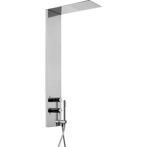 Colonne de douche en acier inoxydable Paffoni Beta ZCOL672CR Chromé - Métal (1/5)