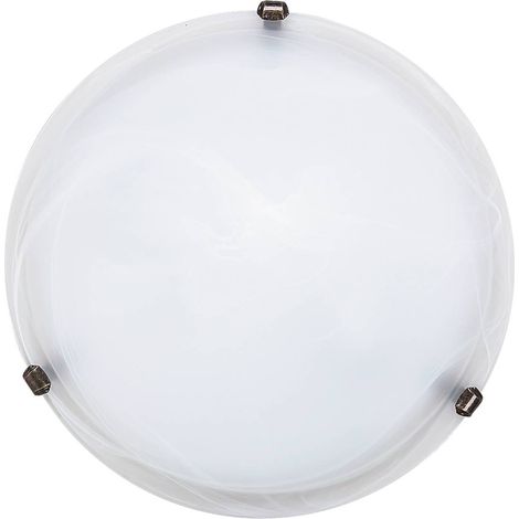 Plafonnier 40 cm verre albâtre blanc 2x60W E27 Rabalux (1/3)
