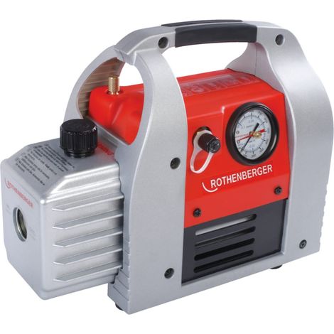 Rothenberger - Pompa Per Vuoto bistadio ROAIRVAC 1.5 42 L/min Con Vacuometro