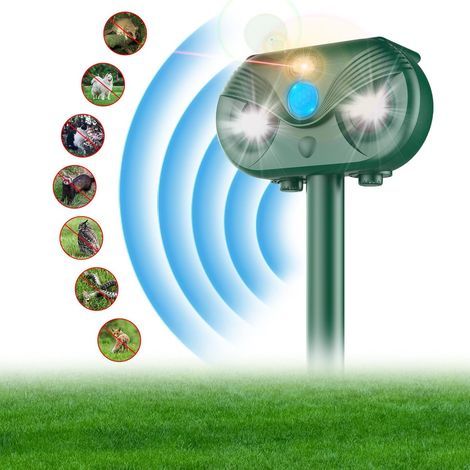 Répulsif solaire ultrasonique pour animaux, répulsif solaire pour marmottes (1/5)
