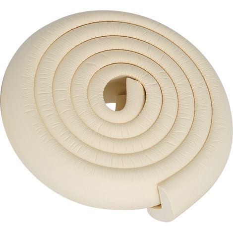 Protection d'angle en forme de L pour la sécurité des enfants, coussin anti-collision souple pour la maison et la maternelle, blanc (1/5)