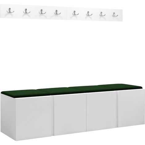 Meuble d'entrée Pinis VII, Polo 889, 0x0x0cm, Stratifié, Tissu, Murale, À poser