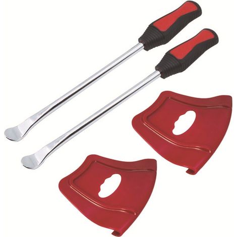 Juego de herramientas de alta resistencia para cambio de neumáticos con palancas para llantas y múltiples herramientas para una extracción rápida. (1/3)