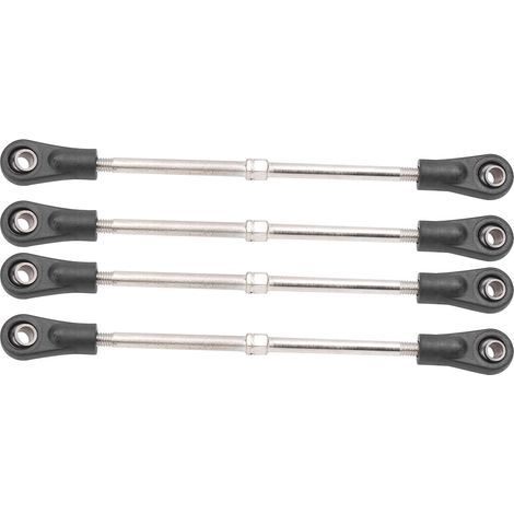 4 Pièces Bras de Suspension Arrière Réglables pour Camion RC 1/10, Liaisons de Direction avec Rotules