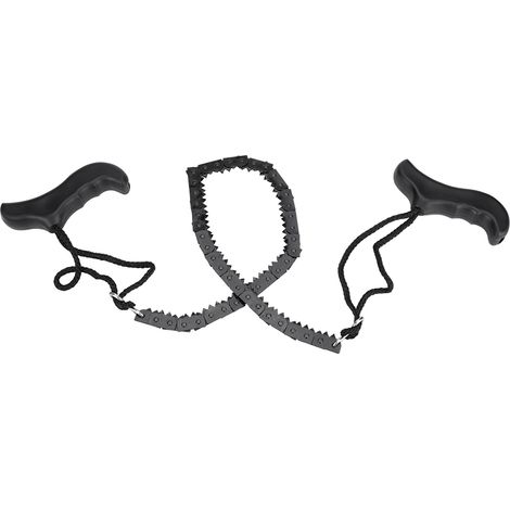 Scie À Chaîne Manuelle Portable - Matériau Ferromanganèse - Pour Camping Randonnée Survie - 1 Pièce (1/5)