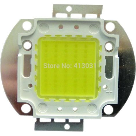 TrAdE Shop Traesio - Chip Cip Led Per Faro Faretto Esterno Luce Fredda Calda Ricambio Alta Potenza - -Bianco Freddo-100 Watt