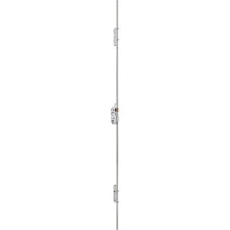Thirard – Serrure crémone multipoints 5 points NF A2P – Encastrable avec pênes ronds – Mécanisme à deux tours – Carré de 7mm – Compatible tous cylindres (1/3)