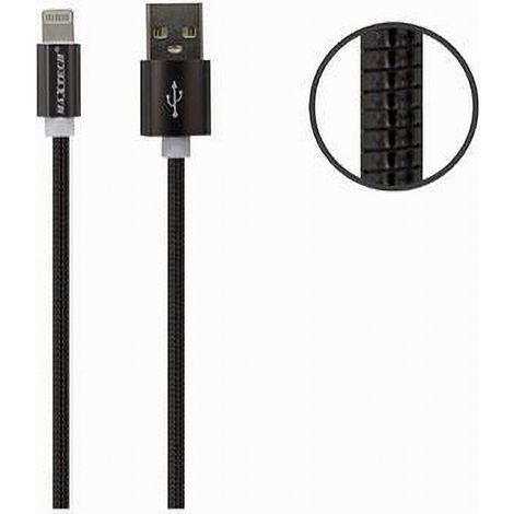 Trade Shop - LADEKABEL FÜR IPHONE IPAD 5VOLT-2000MA 1MT HIGH SPEED USB MAXTECH F-IP013 - (1/5)