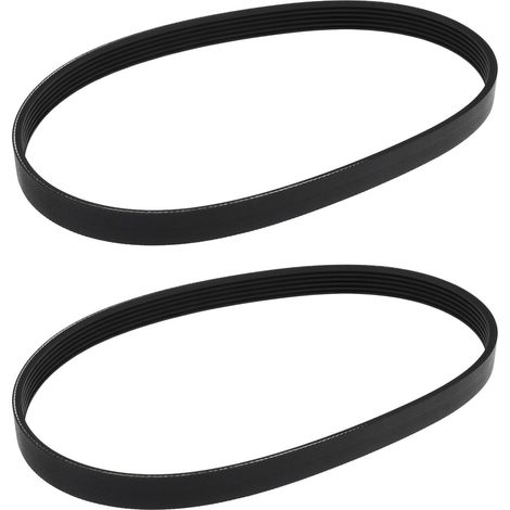 Pack of 2 Poly-V Belts PJ533 210J6 533 mm 6 Ribs Compatible with Industrial Equipment (1/5)