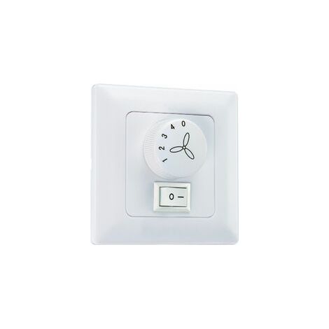 Westinghouse 78801 Weißer Deckenventilator-Wandschalter (1/4)