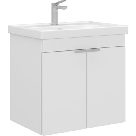Waschtischunterschrank "Desna 60" – 60 x 45 x 58 cm – Mattweiß (1/3)