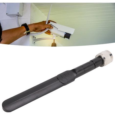 Antenne à hélice mâle de type N JB-2.4G/5.8G-001, antenne omnidirectionnelle double bande 2.4G/5G/5.8G, antenne à hélice à gain élevé 8dB, antenne à tige en caoutchouc pliable mâle de type N. (1/5)