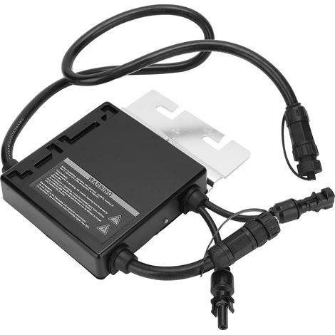 Micro-onduleur solaire 260W AC220V, convertisseur de courant à poussoir-tirant, injection réseau, prise UE, microinverseur plug & play pour panneaux photovoltaïques. (1/5)