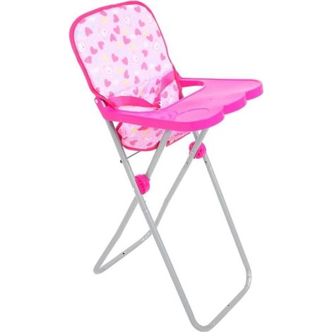 Esszimmerstühle, Spielzeug, Hochstühle, Puppenmöbel, Kindermöbel, Kinderstühle, Babyaccessoires, Dekorationselemente, Mikro-Eisen, Rosa (1/5)