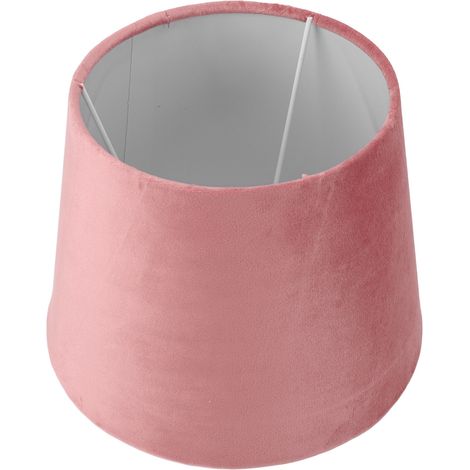 Abat-jour conique en velours pour lampe de table, chevet et sur pied, E27 E14, bordeaux, décoratif et de rechange (1/5)