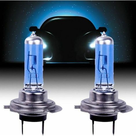 Ampoules de phare halogène H7 - ZOR - 100W - 12V - Blanc xénon 6000K - Vendues en paire (1/4)