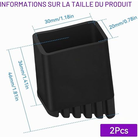 Step Ladder Feet (Step Ladder Pad for Straight Ladders) (1/4)