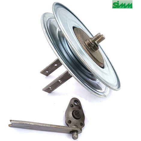 RIDUTTORE D.240 CON FORCELLA X RULLO LEGNO COMPLETA DI SUPPORTO (1/2)