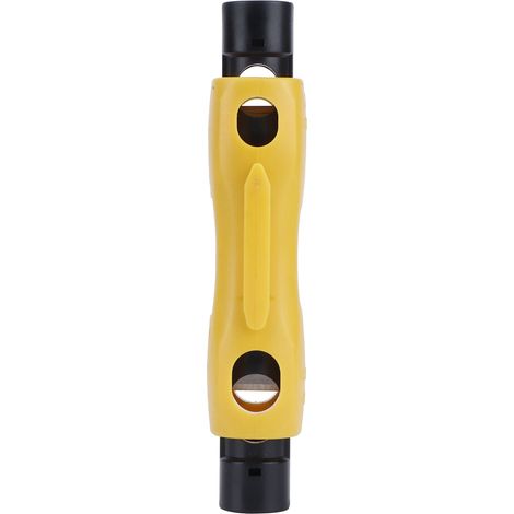Dénude-câble coaxial HT‑323 réglable pour RG59/6/7/11, outil de dénudage de câble, accessoire électronique (1/5)