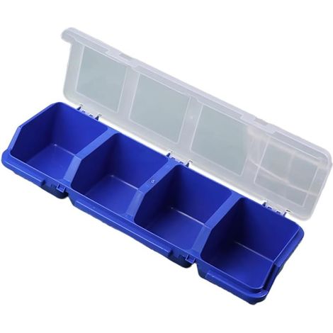 Boîte à outils avec couvercle à vis Boîte de rangement pour garage et atelier
